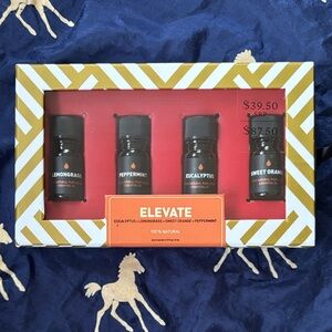 Brand New Way Of Will 4-Piece Elevate Essential Oil Gift Set 100% Natural Pure